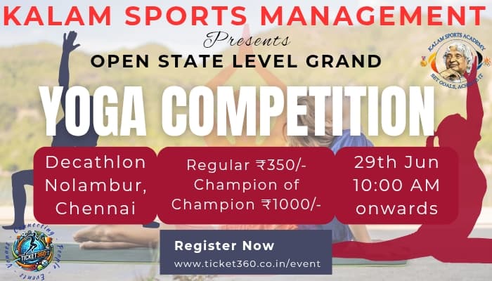 Open State Level Grand Yoga Competition June 2025