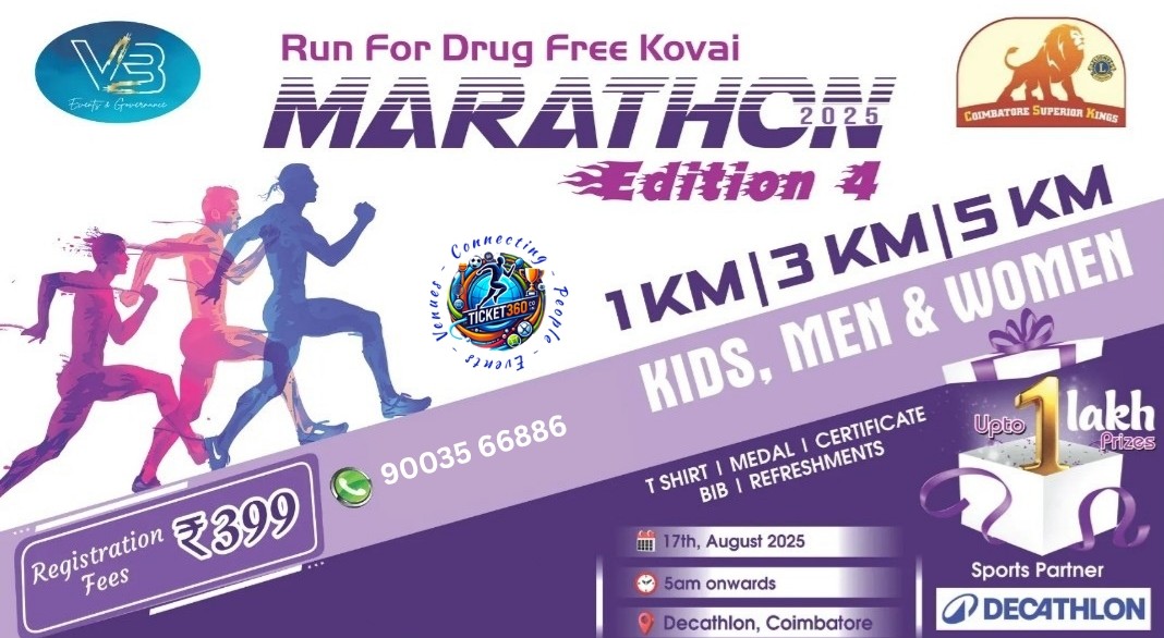 Run For Drug Free Kovai Marathon 2025