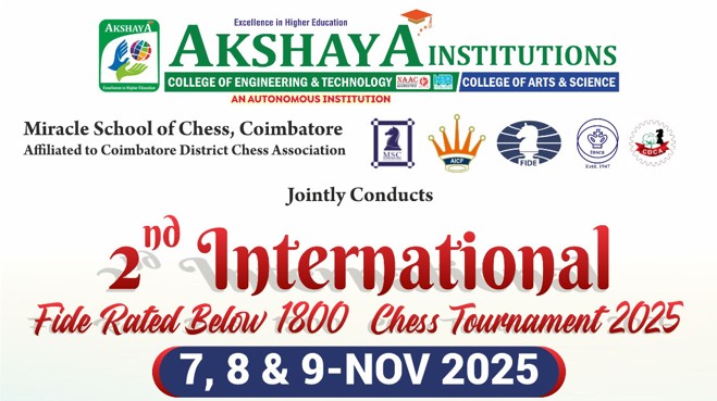 2nd International FIDE Rated below 1800 Chess Tournament 2025