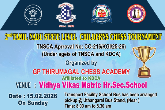 2nd TN STATE LEVEL CHILDREN CHESS TORUNAMENT