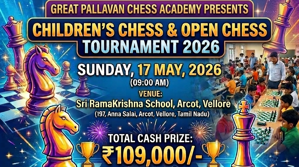 TN State Level Children's Chess & Open Chess Tournament 2026