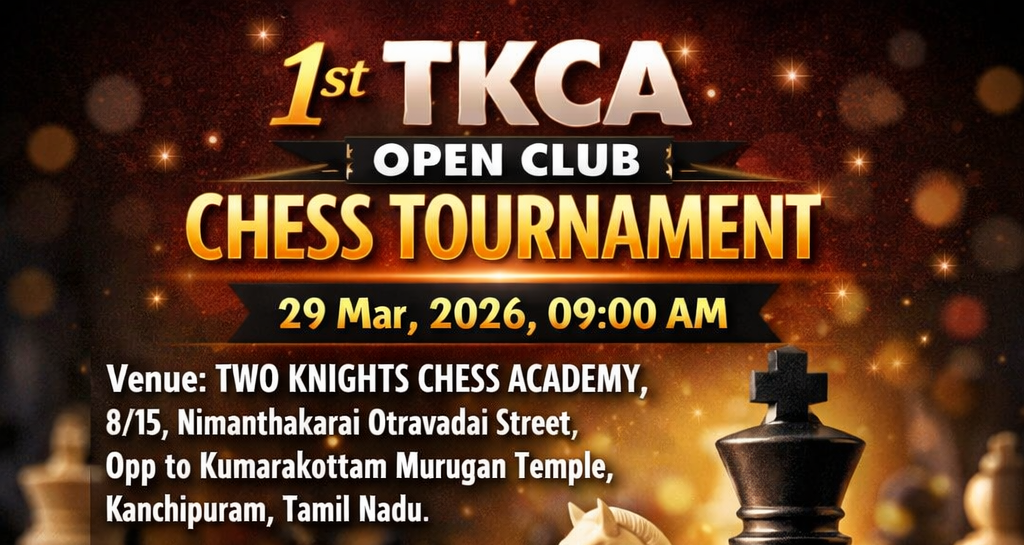 1st TKCA OPEN CLUB CHESS TOURNAMENT