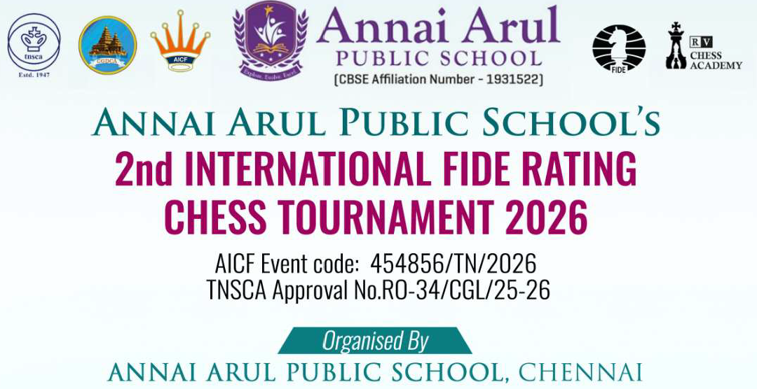 2nd INTERNATIONAL FIDE RATING CHESS TOURNAMENT 2026