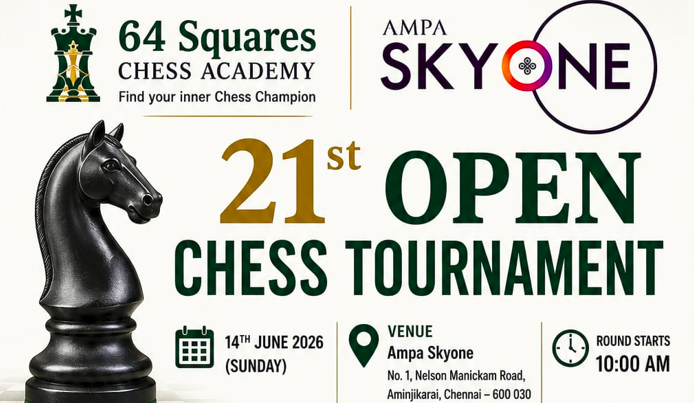 21st OPEN CHESS TOUNRNAMENT