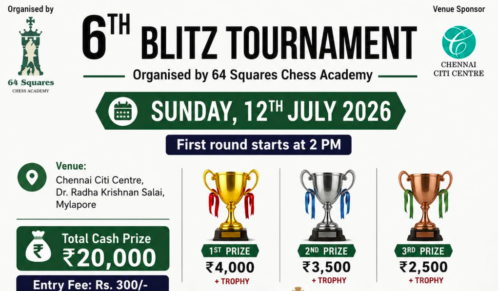 6th BLITZ TOURNAMENT