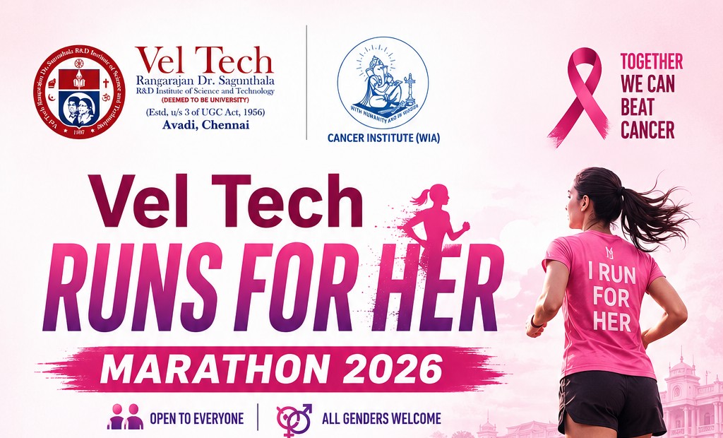 Vel Tech Runs for Her 2026