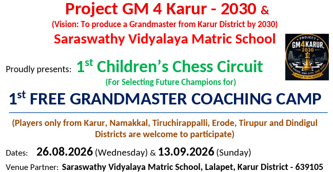 1st Children’s Chess Circuit 1.0